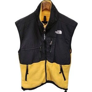 Vintage 90' North Face Yellow Fleece Denali Vest Size Mens Small Gorpcore